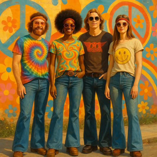 Groovy Threads: Exploring Iconic 1970s T-Shirt Designs - Retro Splendor