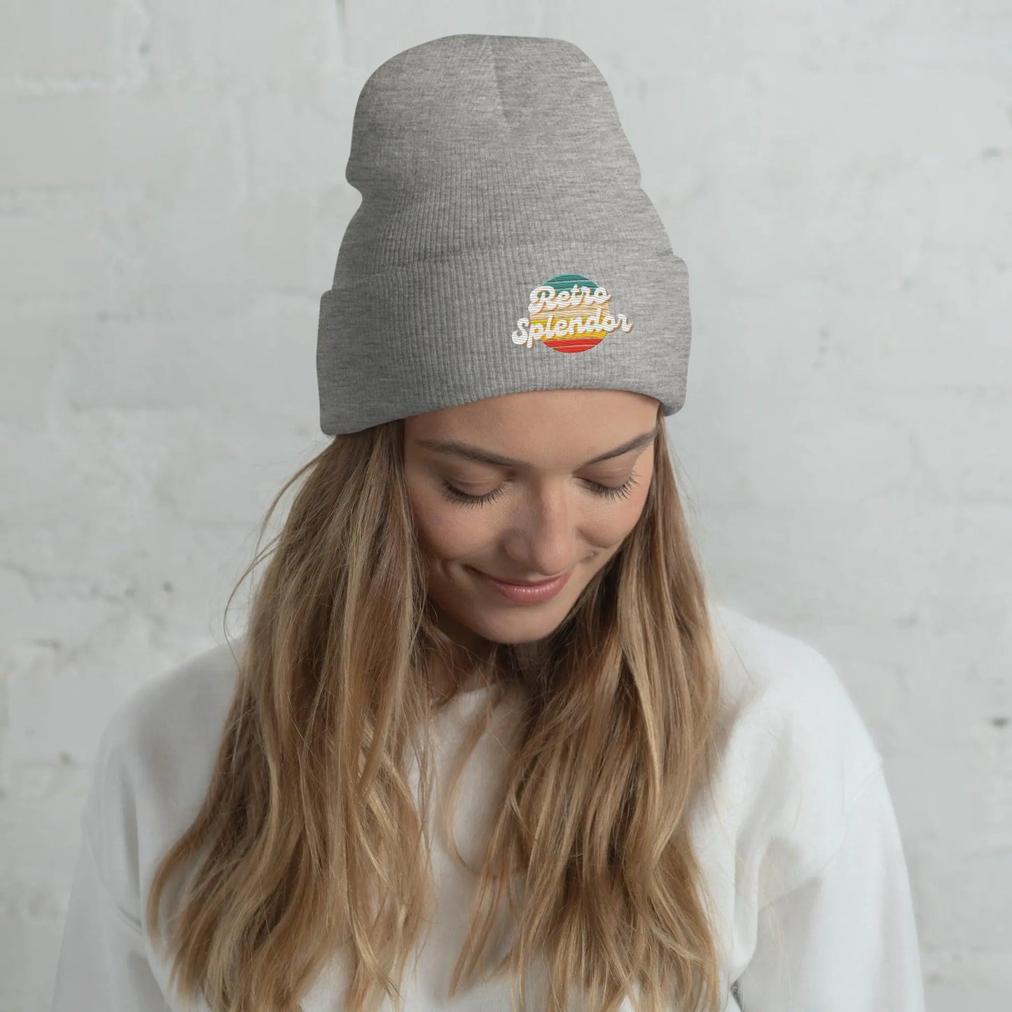 Retro Splendor Logo - Cuffed Beanie by Yupoong Tags: beanie, graphic, logo, original, retro, retrosplendor, vintage vibe RetroSplendor Apparel