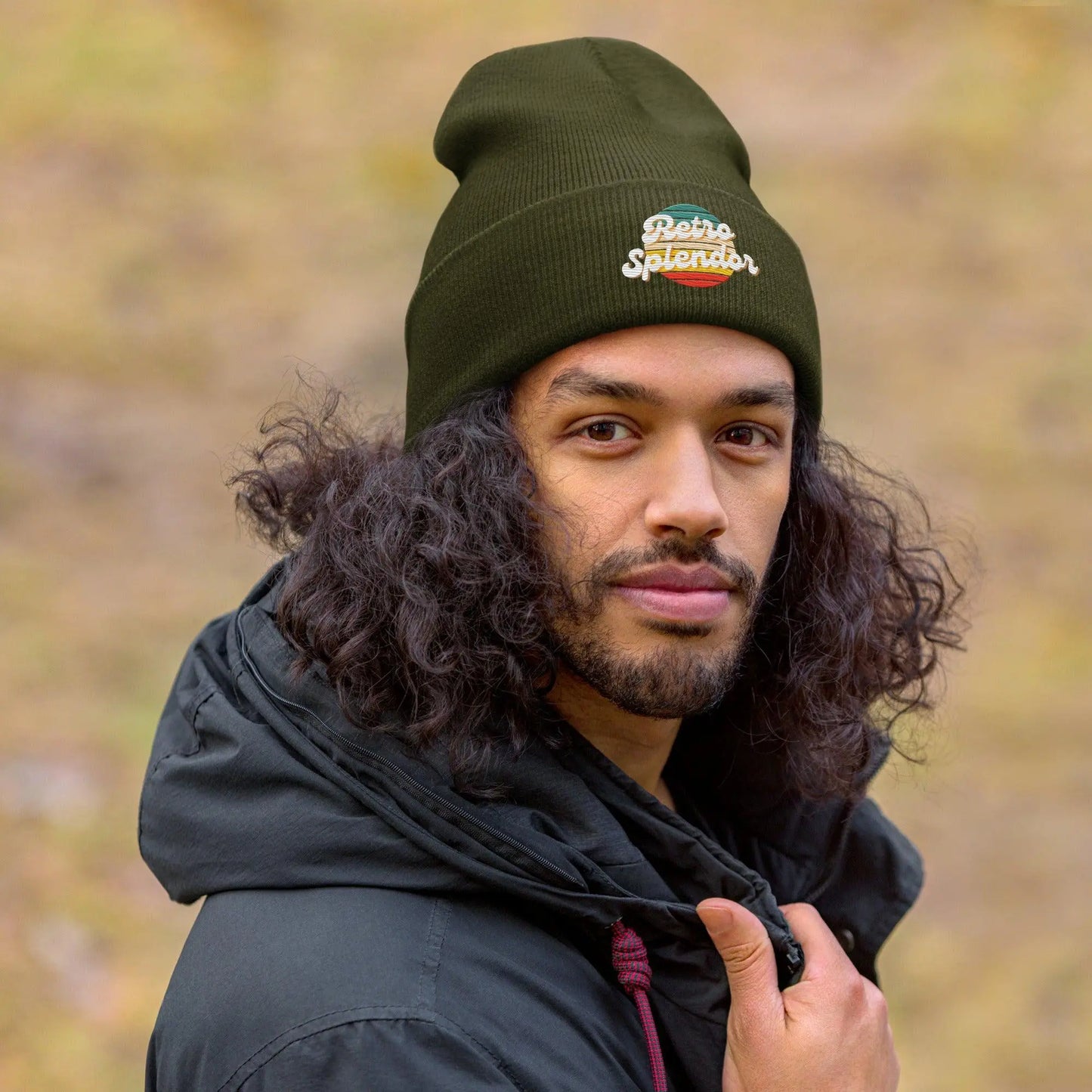 Retro Splendor Logo - Cuffed Beanie by Yupoong Tags: beanie, graphic, logo, original, retro, retrosplendor, vintage vibe RetroSplendor Apparel