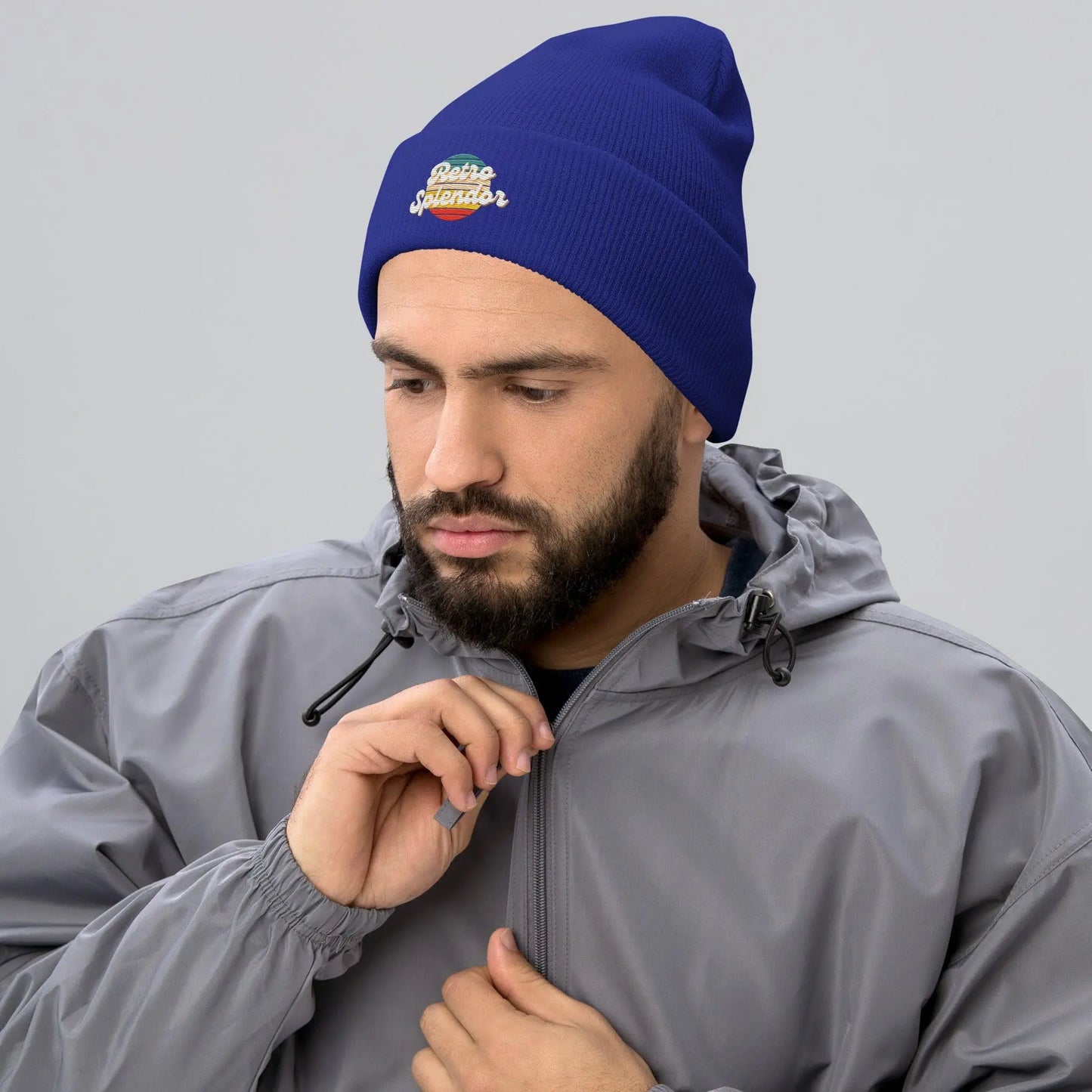 Retro Splendor Logo - Cuffed Beanie by Yupoong Tags: beanie, graphic, logo, original, retro, retrosplendor, vintage vibe RetroSplendor Apparel