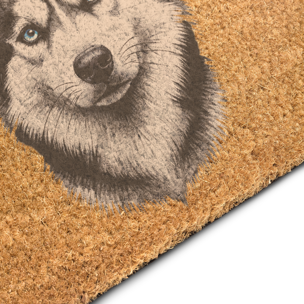 Siberian Husky - Coir doormat