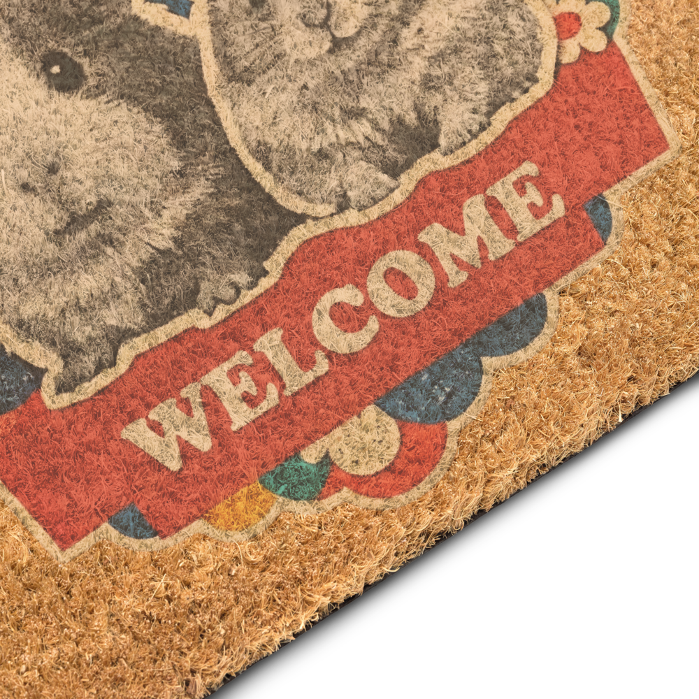 Hamster + Gerbal - Best Friends - Coir doormat