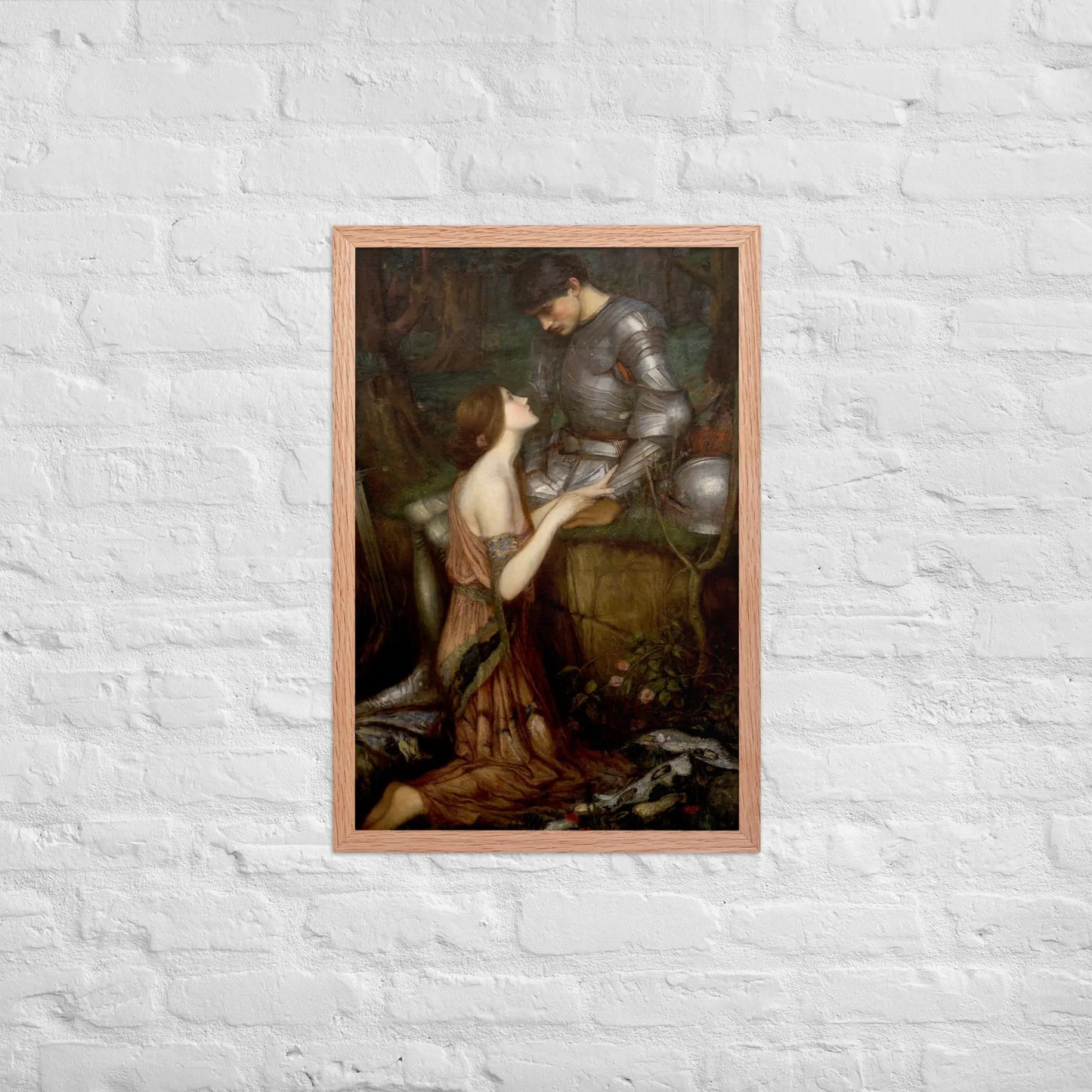 John Waterhouse Lamia - Framed poster by Retro Splendor Tags: framed, john waterhouse, lamia, painting, poster, Printful, retro, vintage RetroSplendor Apparel
