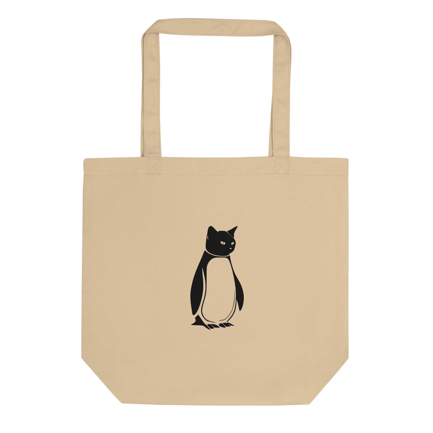 Carry Cuties: Penguin Cat Eco Tote Delight