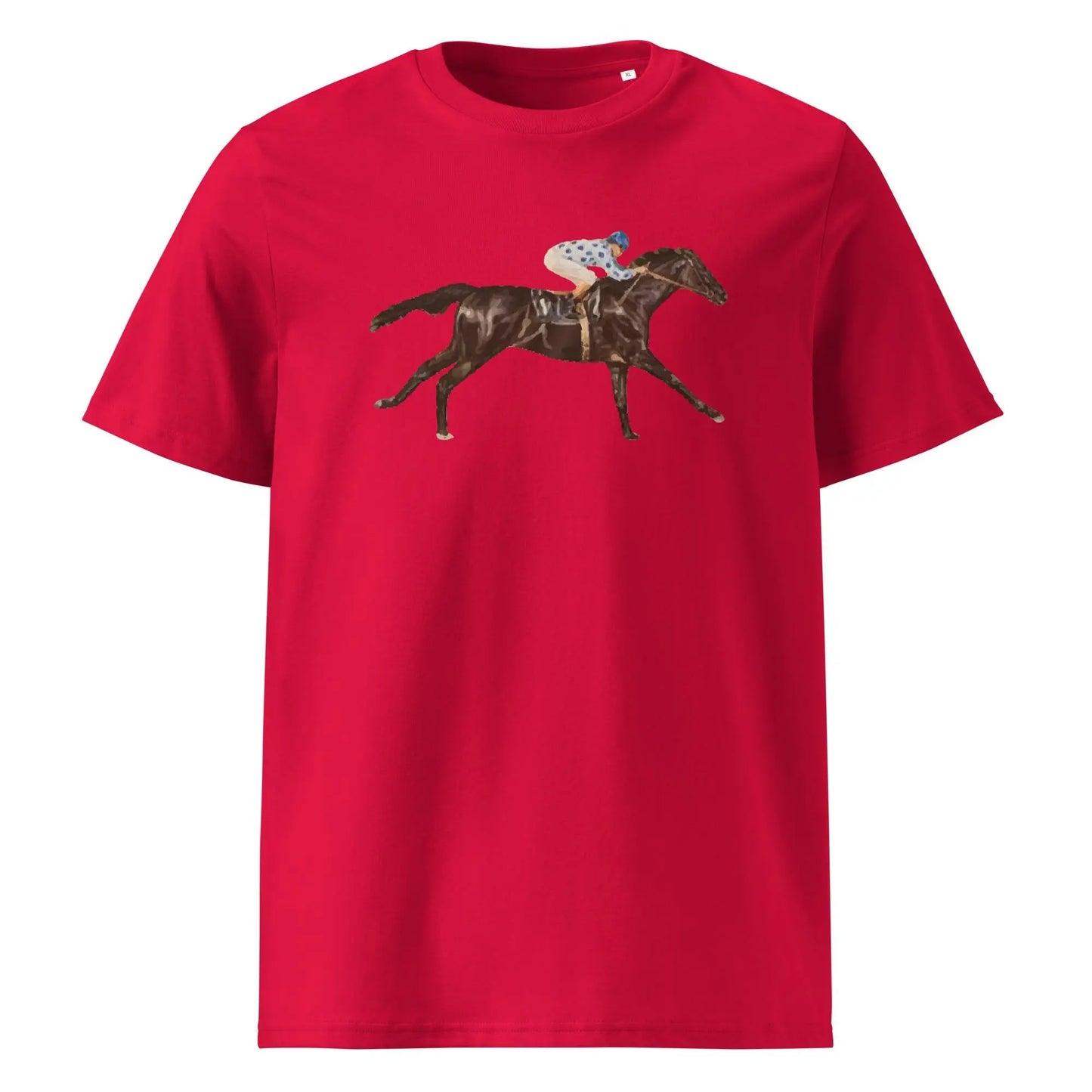 Native Diver Painting - organic ribbed neck t-shirt