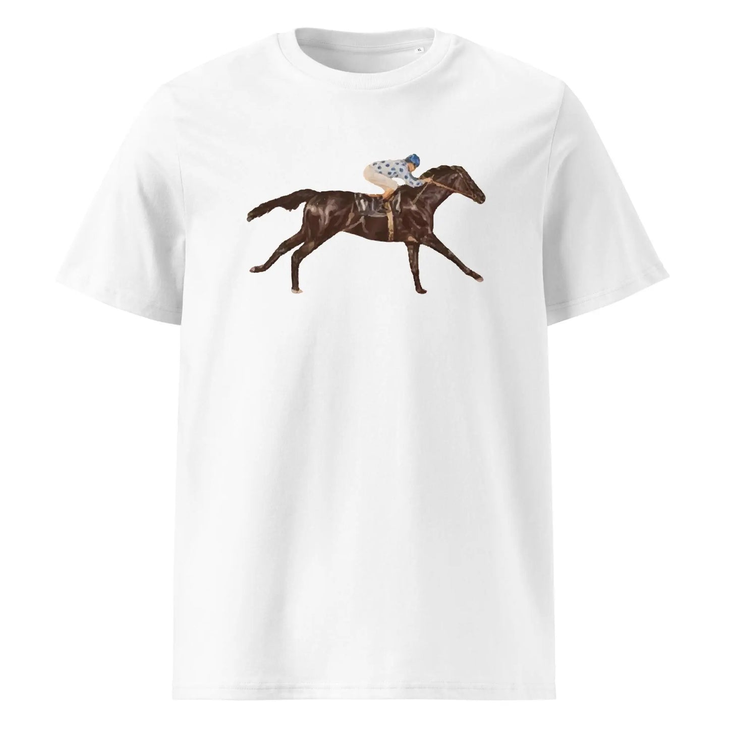Native Diver Painting - organic ribbed neck t-shirt