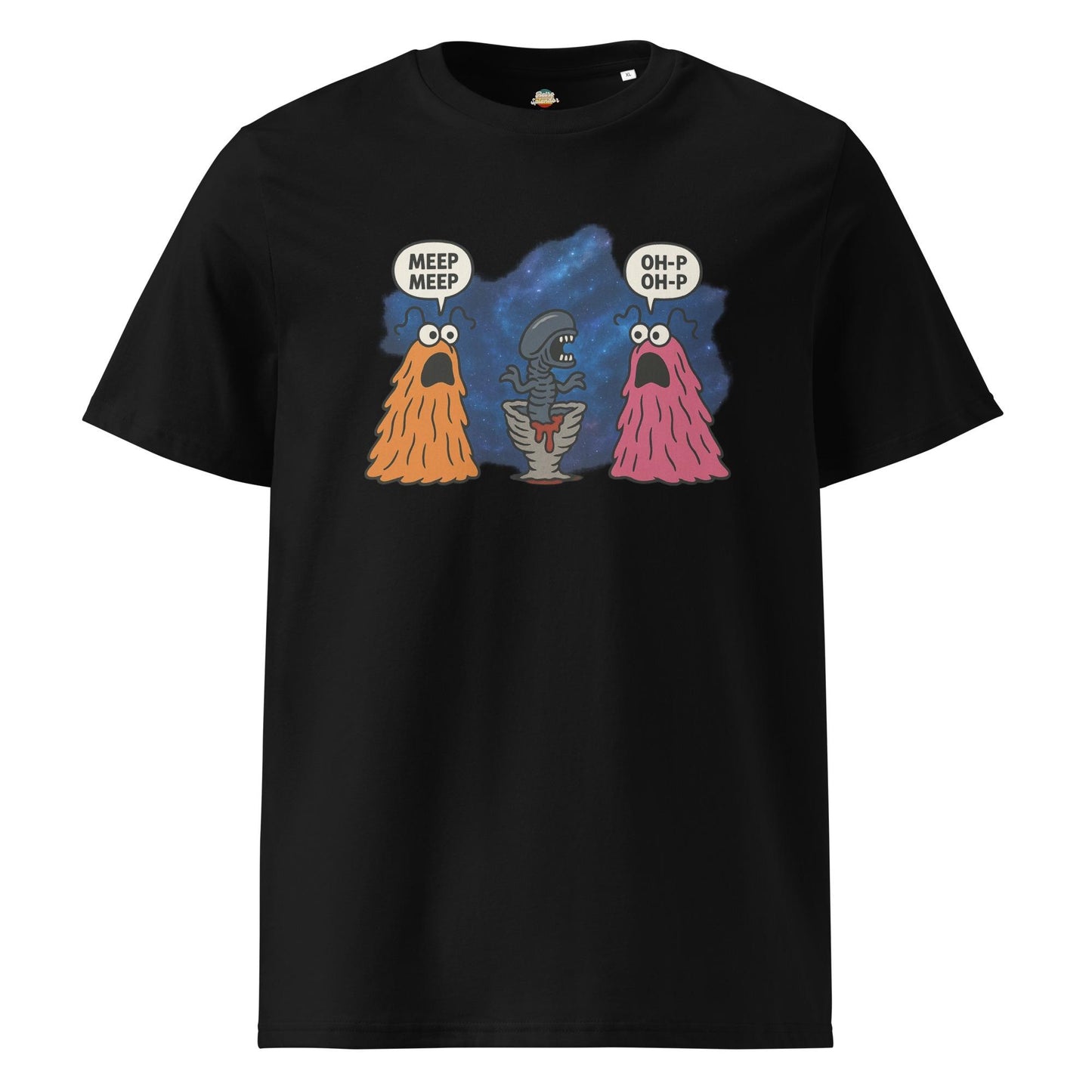 The Martians vs Aliens - Unisex organic ribbed neck t-shirt