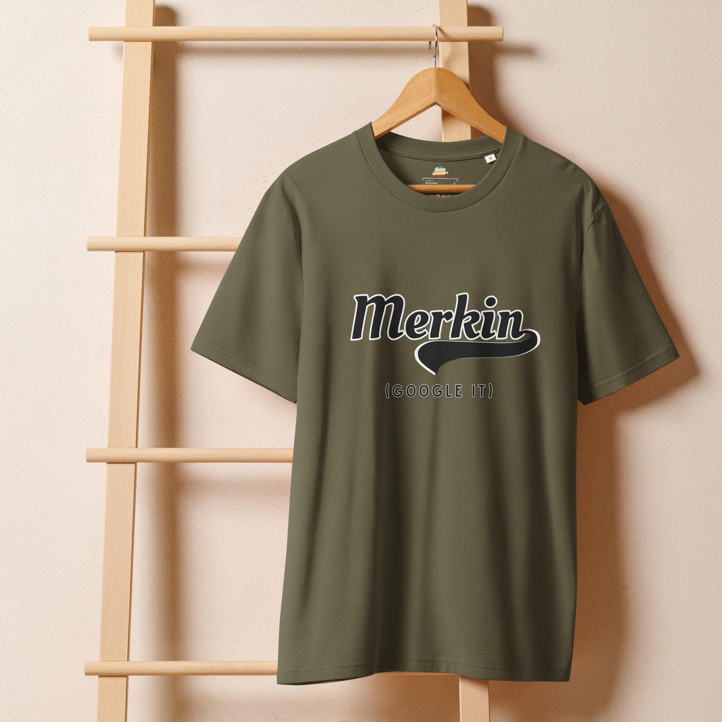Merkin - Google it - Unisex organic ribbed neck t-shirt