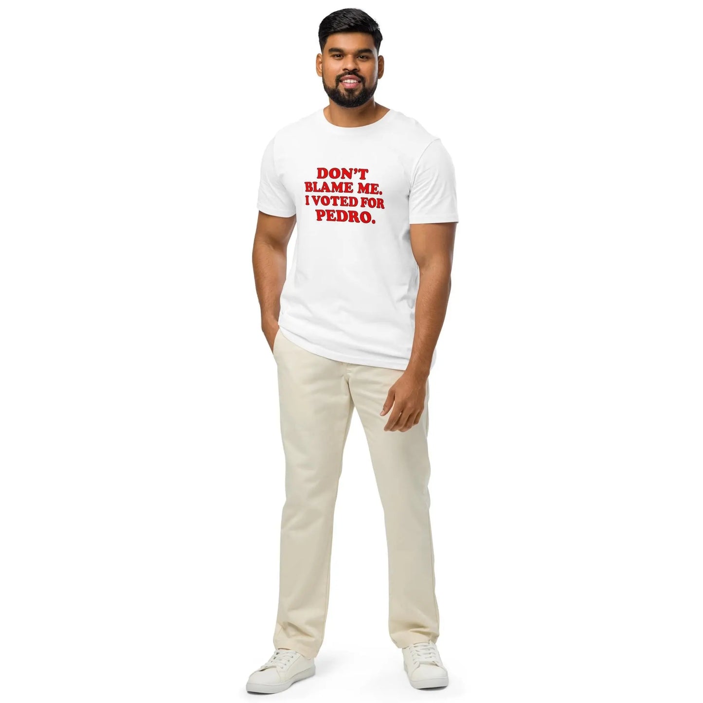 Don't Blame Me - I Voted For Pedro - Unisex organic mid-light t-shirt
