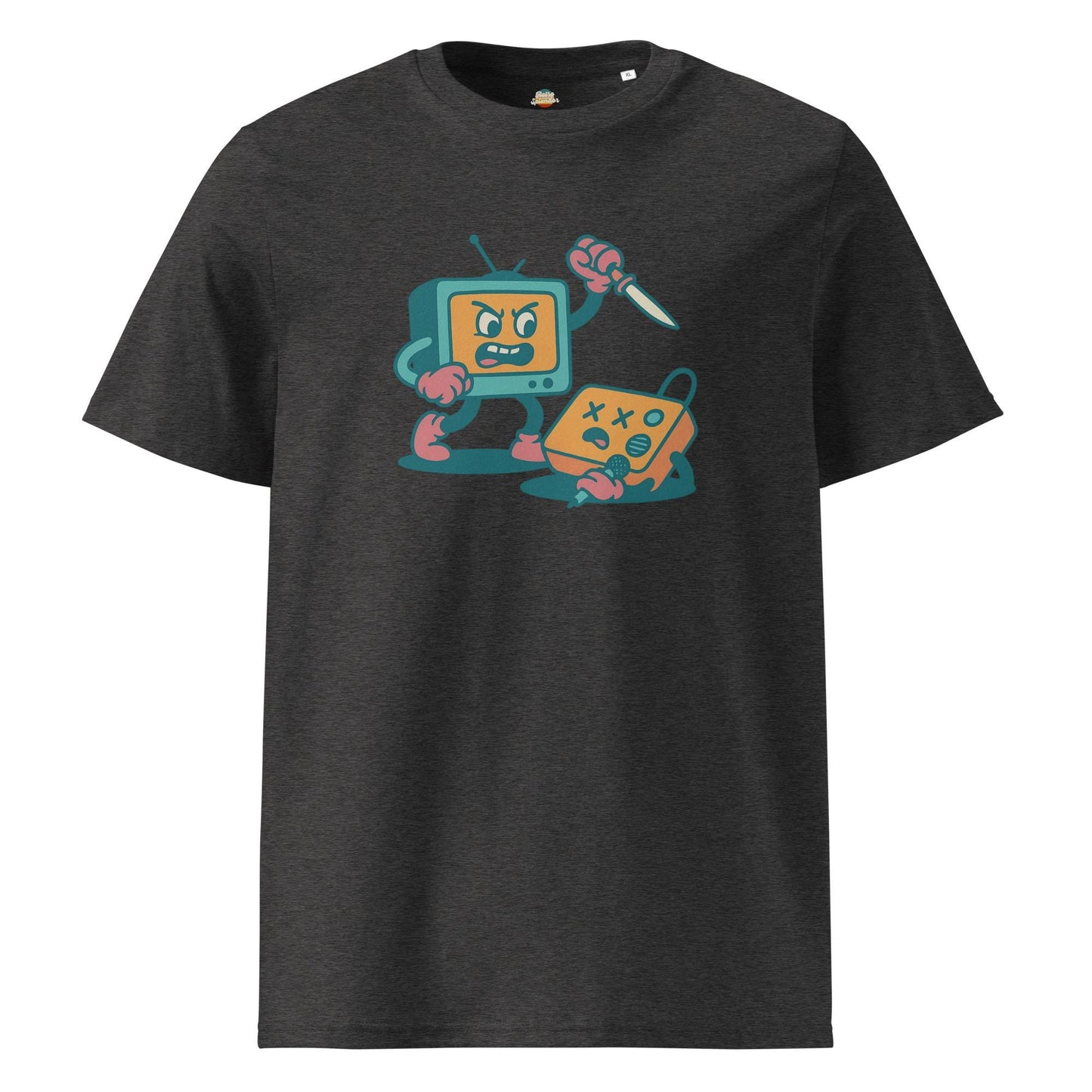Video Killed the Radio Star - Unisex organic ribbed neck t-shirt