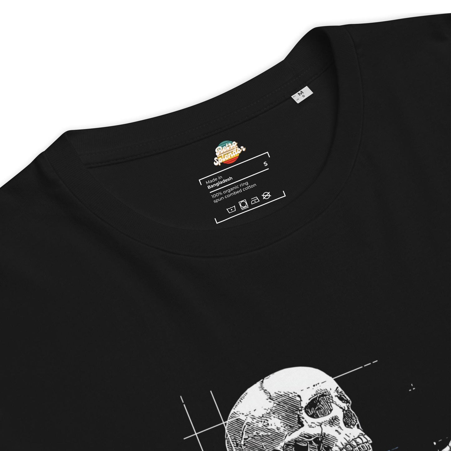 Red Pill Blue Pill Skeleton v2 - Unisex organic ribbed neck t-shirt