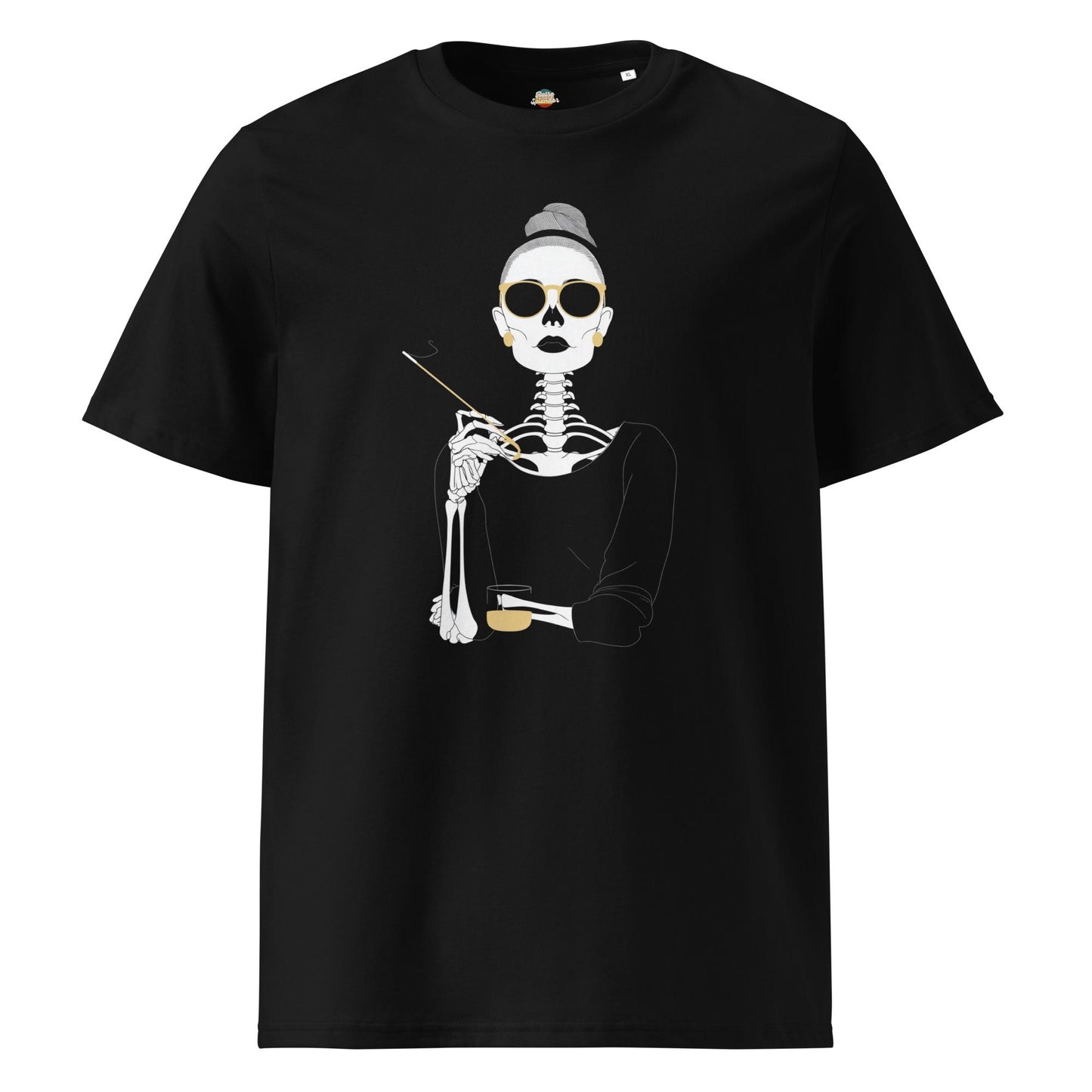 Audrey Hepburn: The Breakfast Club Unisex organic ribbed neck t-shirt