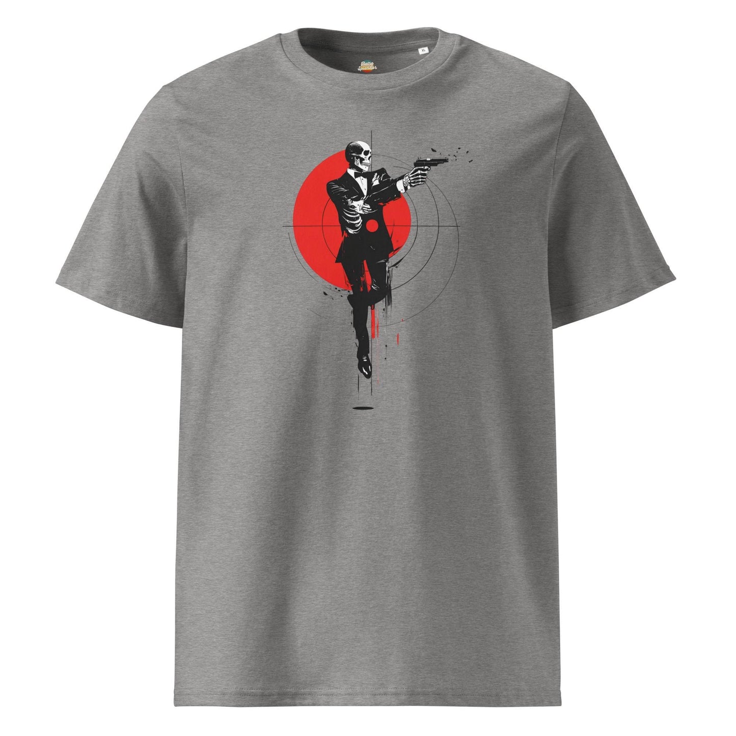 James Bond Skeleton - Unisex organic ribbed neck t-shirt