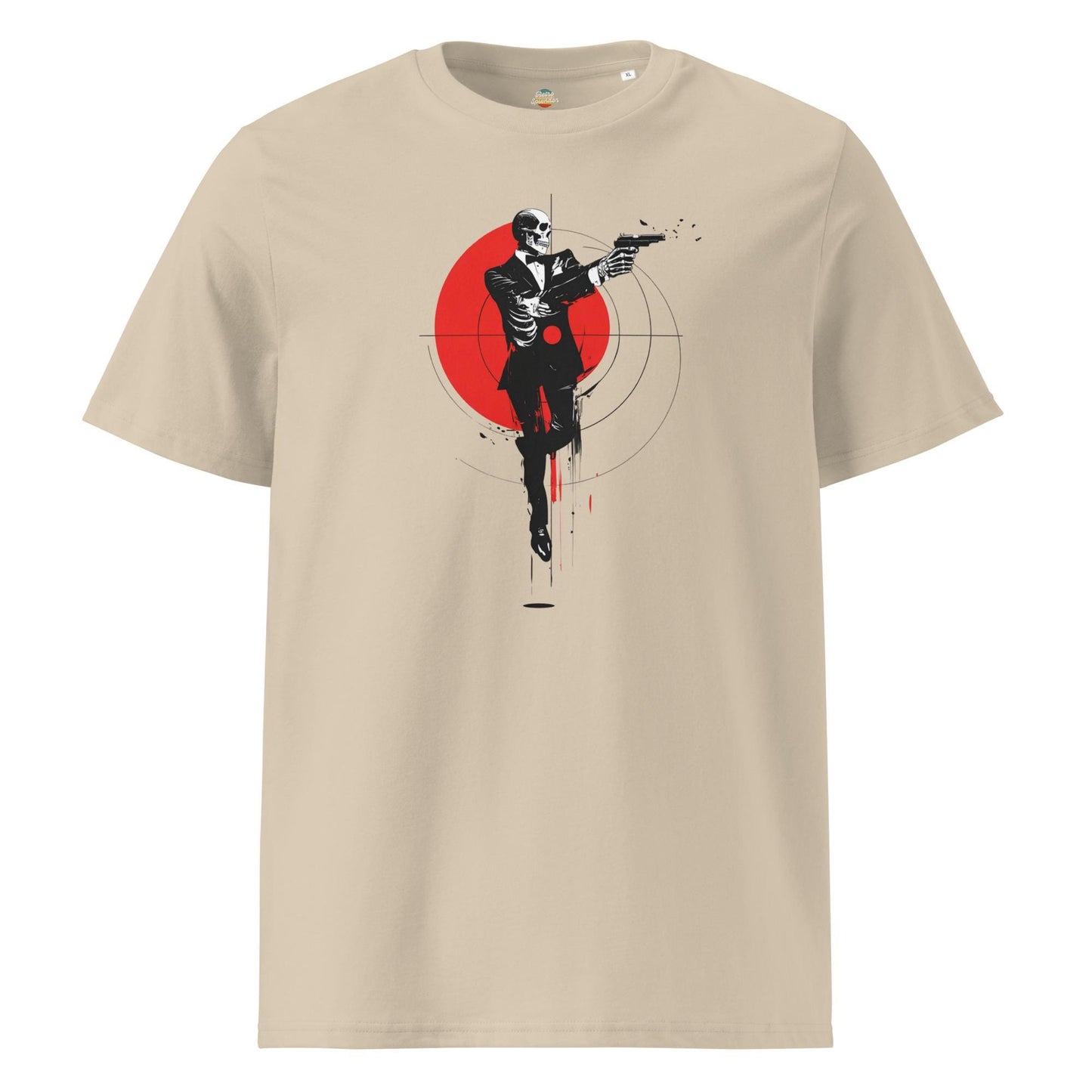 James Bond Skeleton - Unisex organic ribbed neck t-shirt