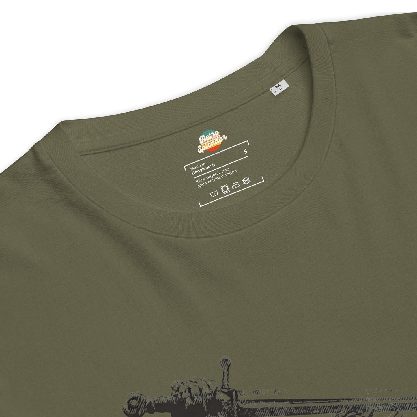 Braveheart Skeleton: William Wallace - Unisex organic ribbed neck t-shirt