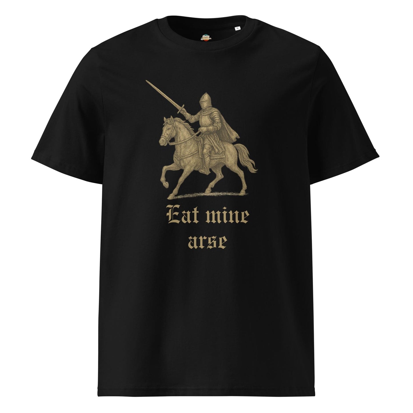 Eat Mine Arse - Unisex organic ribbed neck t-shirt