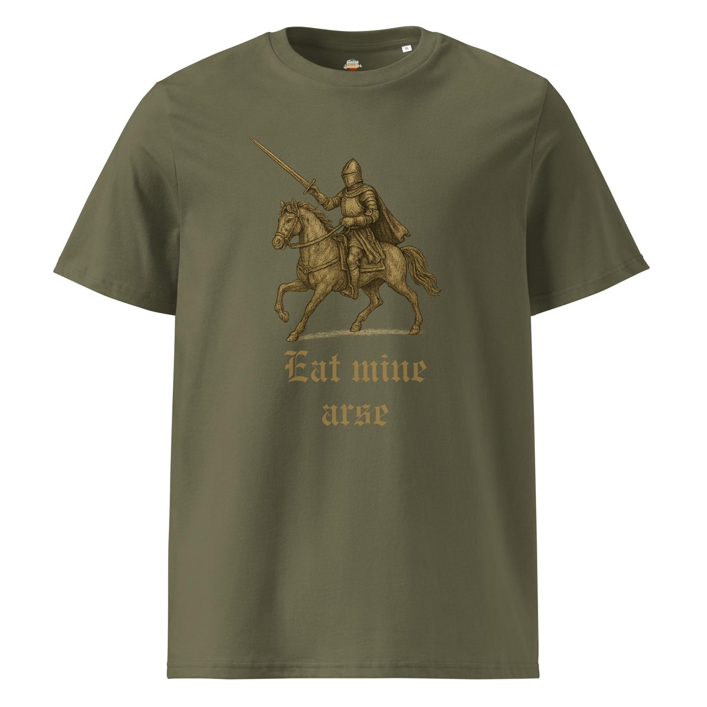Eat Mine Arse - Unisex organic ribbed neck t-shirt