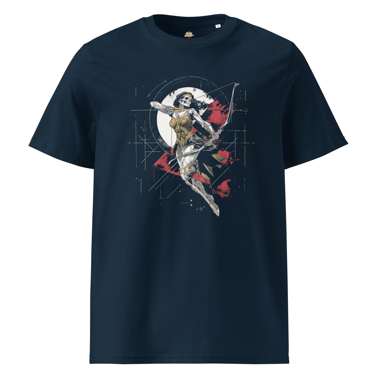 Wonder Woman Inspired - Skeleton Valkyrie Warrior Unisex organic ribbed neck t-shirt