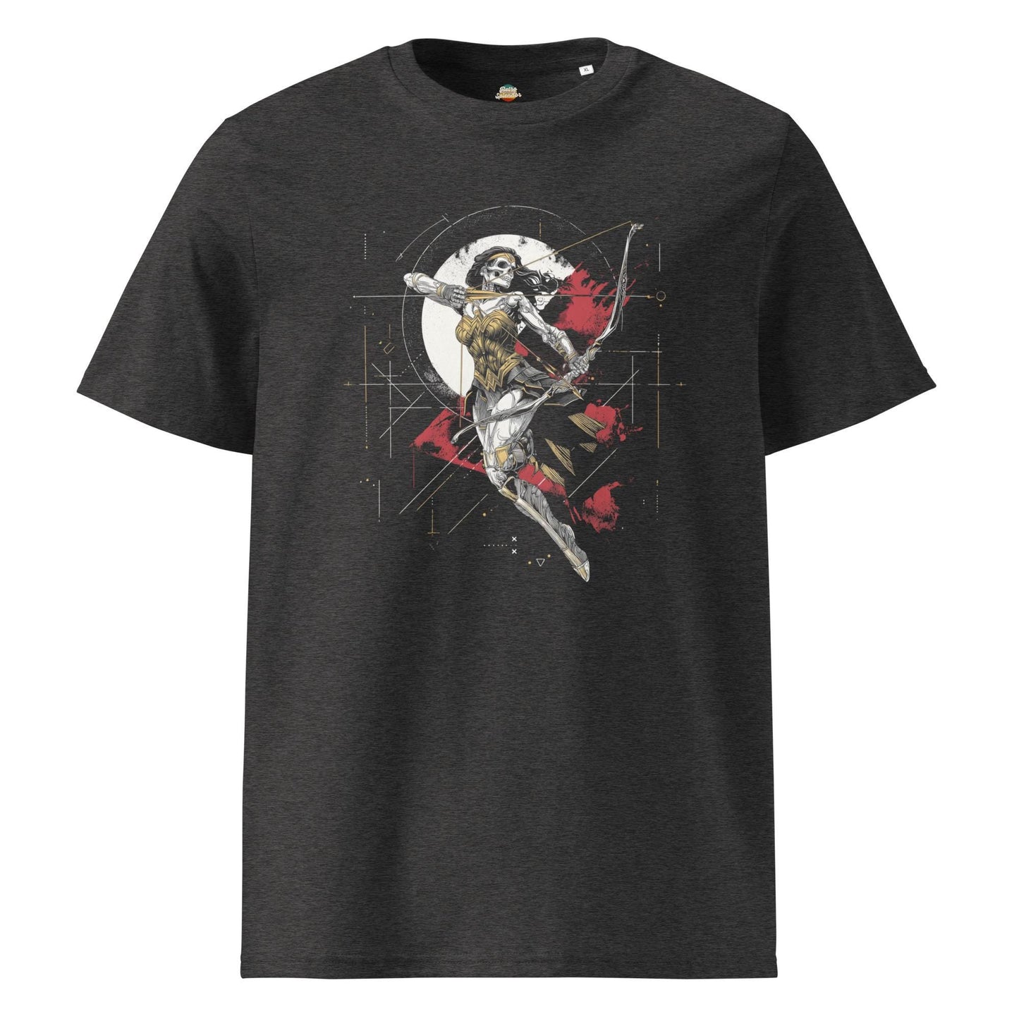 Wonder Woman Inspired - Skeleton Valkyrie Warrior Unisex organic ribbed neck t-shirt