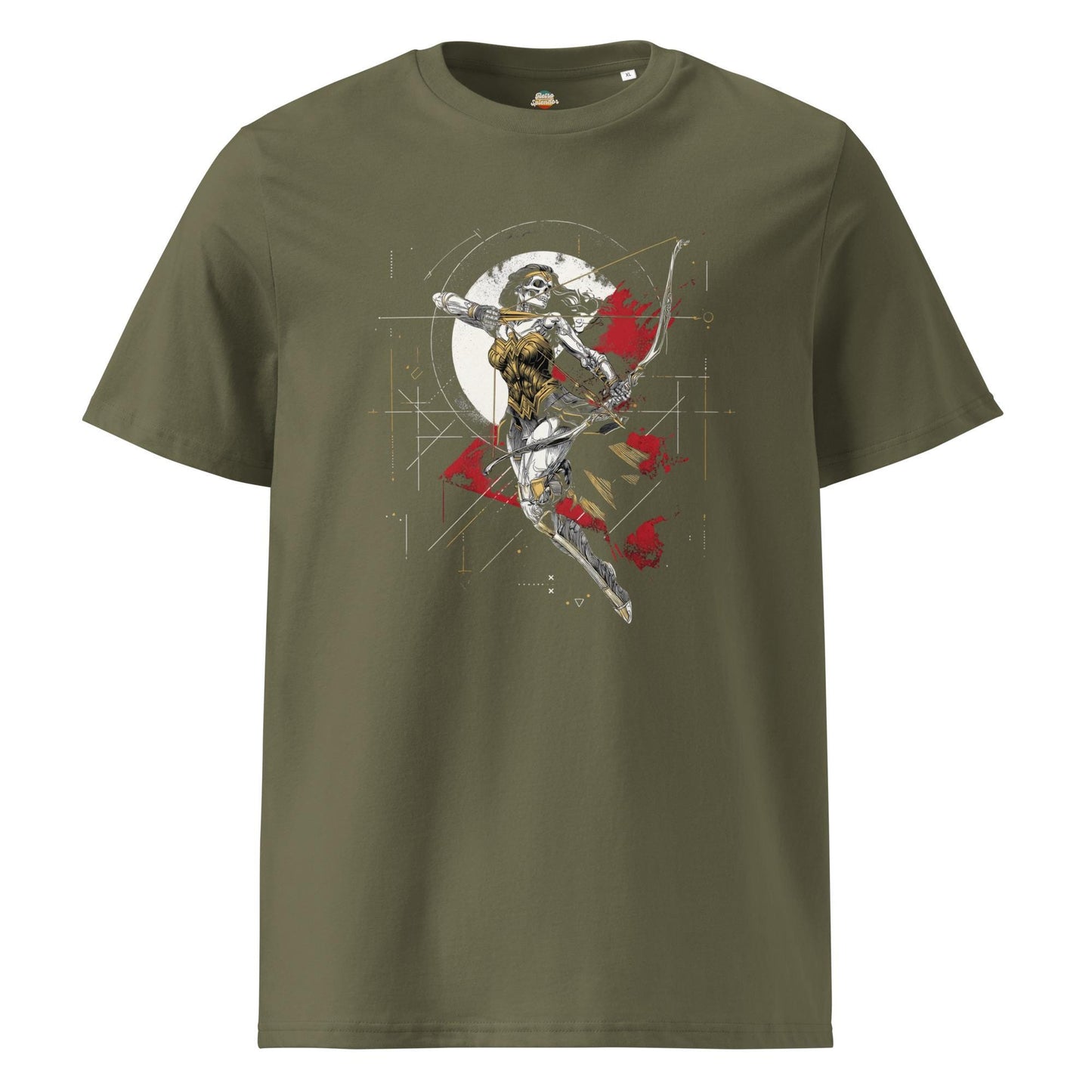 Wonder Woman Inspired - Skeleton Valkyrie Warrior Unisex organic ribbed neck t-shirt