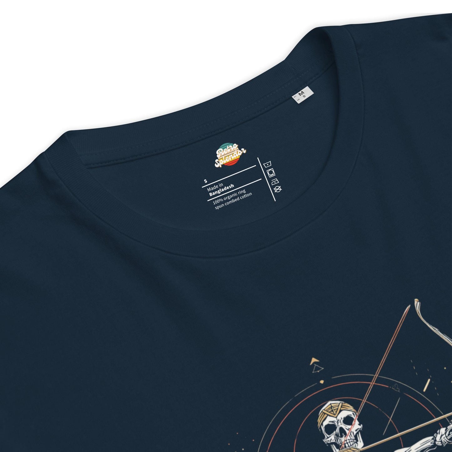 Wonder Woman Inspired - Undead skeleton Valkyrie Warrior Unisex organic ribbed neck t-shirt