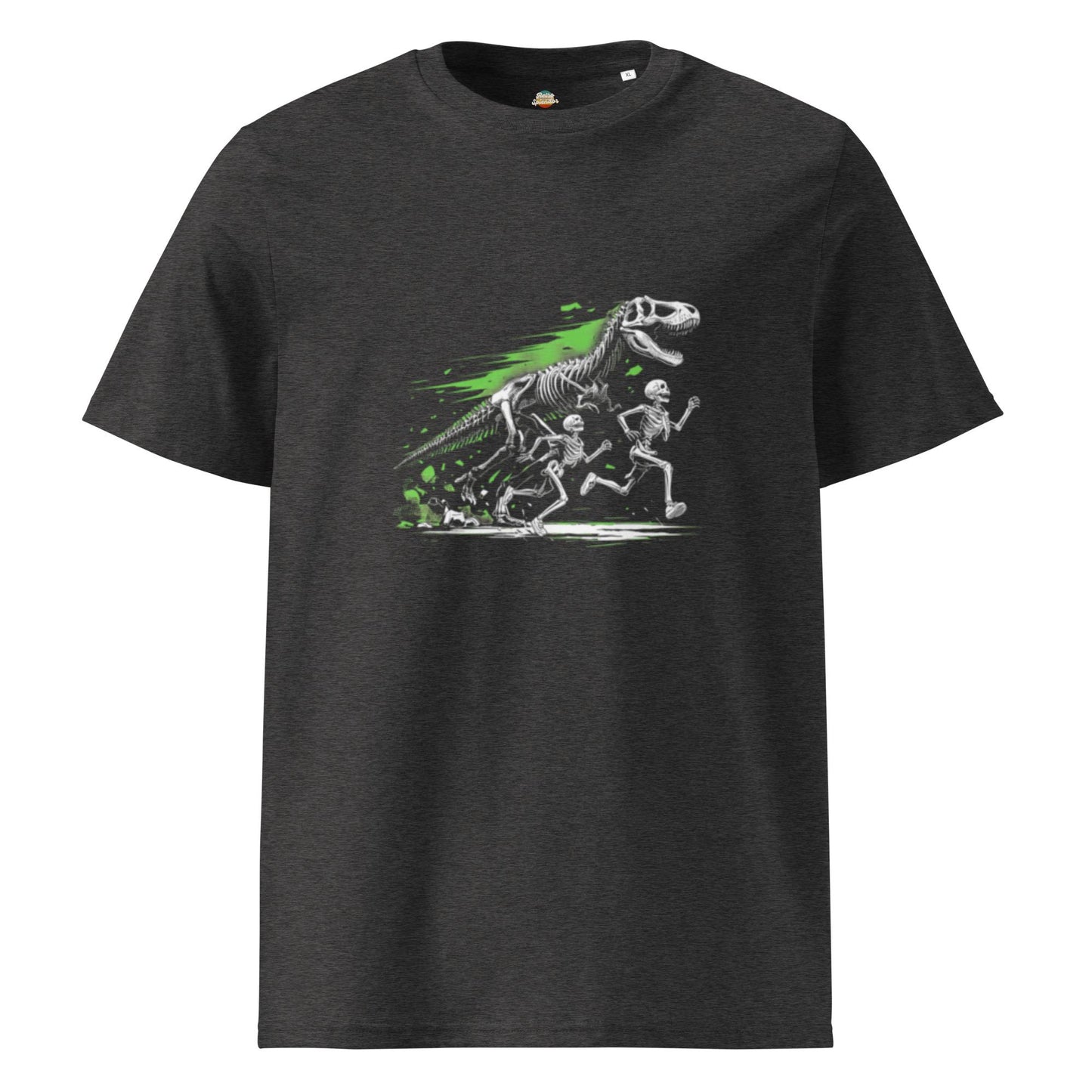Jurassic Park Skeletons Tee: Unisex Organic Comfort
