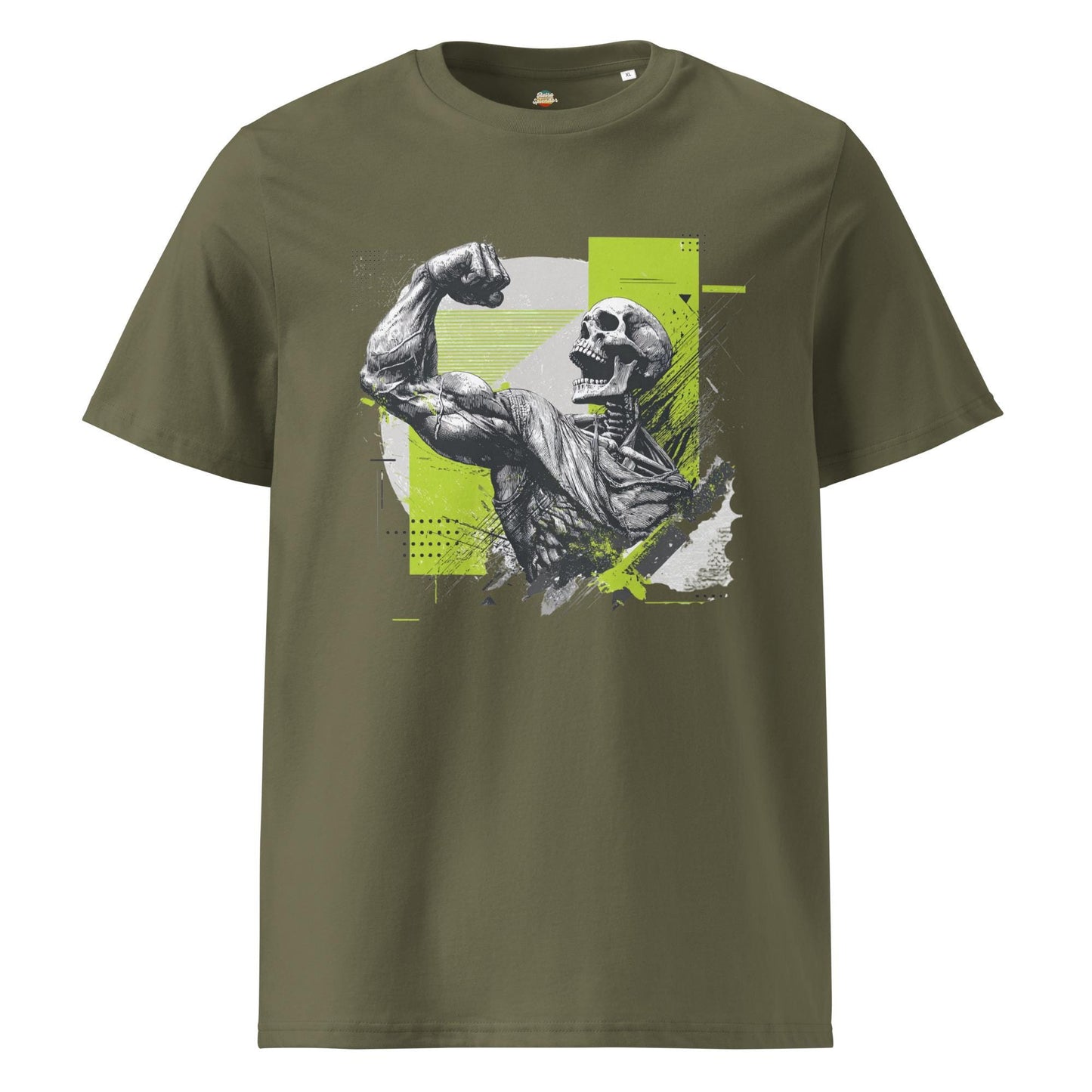 Spooky Cool: Undead Hulk Unisex Organic T-Shirt