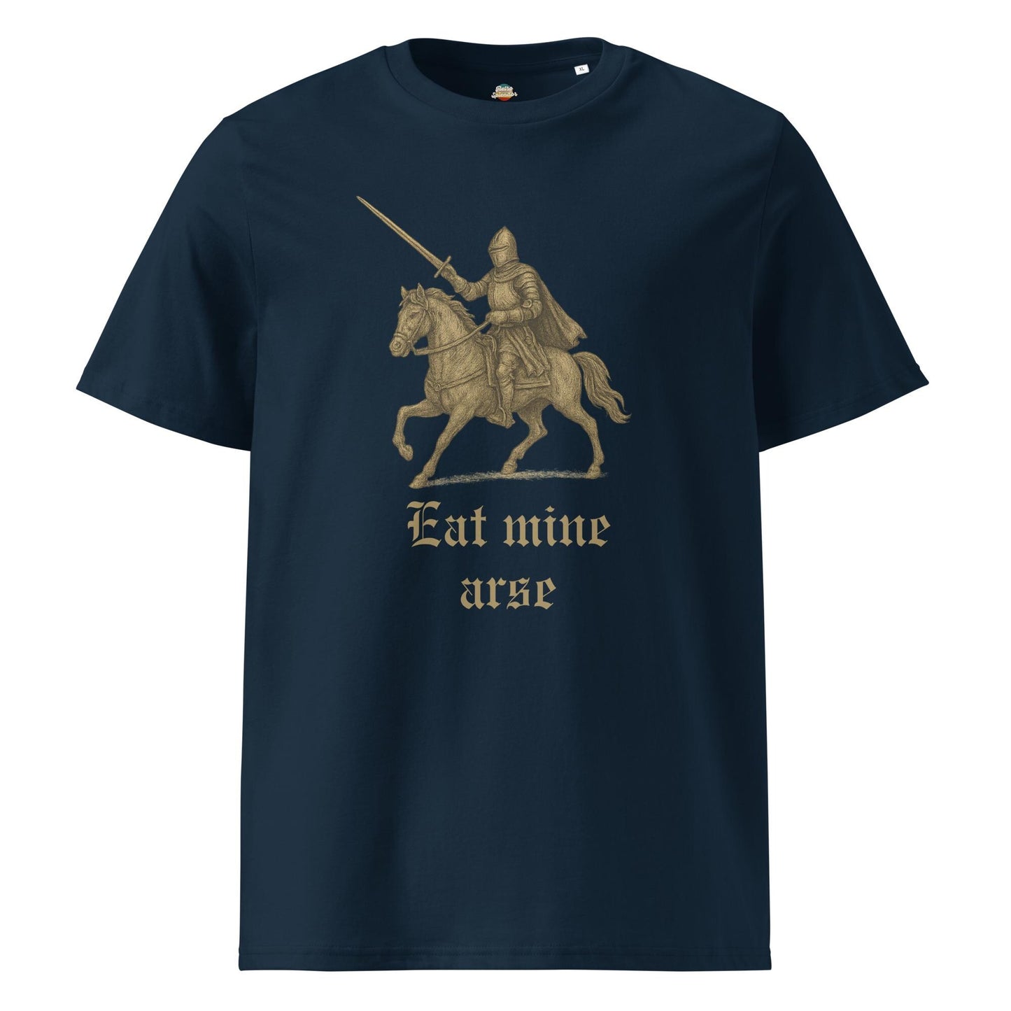 Eat Mine Arse - Unisex organic ribbed neck t-shirt
