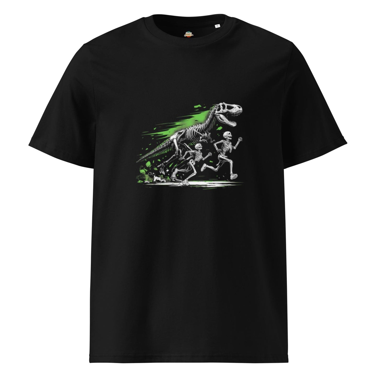 Jurassic Park Skeletons Tee: Unisex Organic Comfort