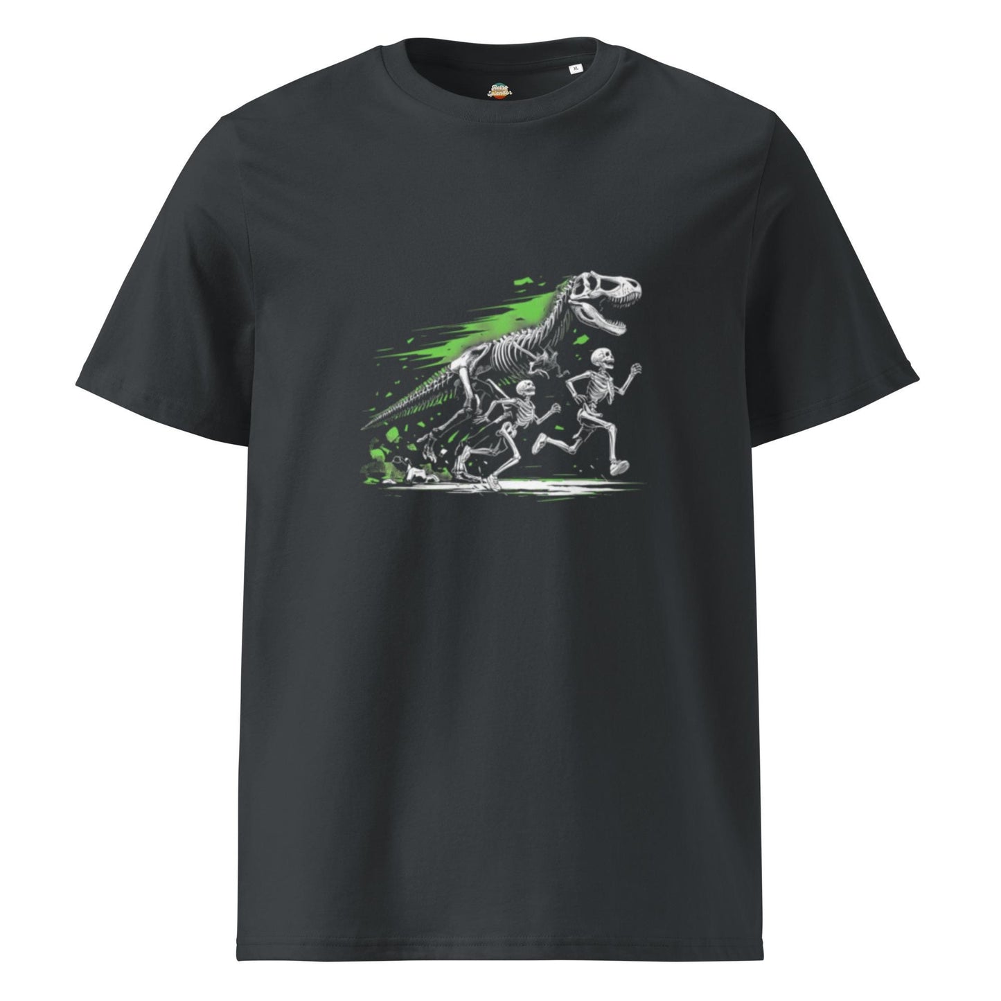 Jurassic Park Skeletons Tee: Unisex Organic Comfort