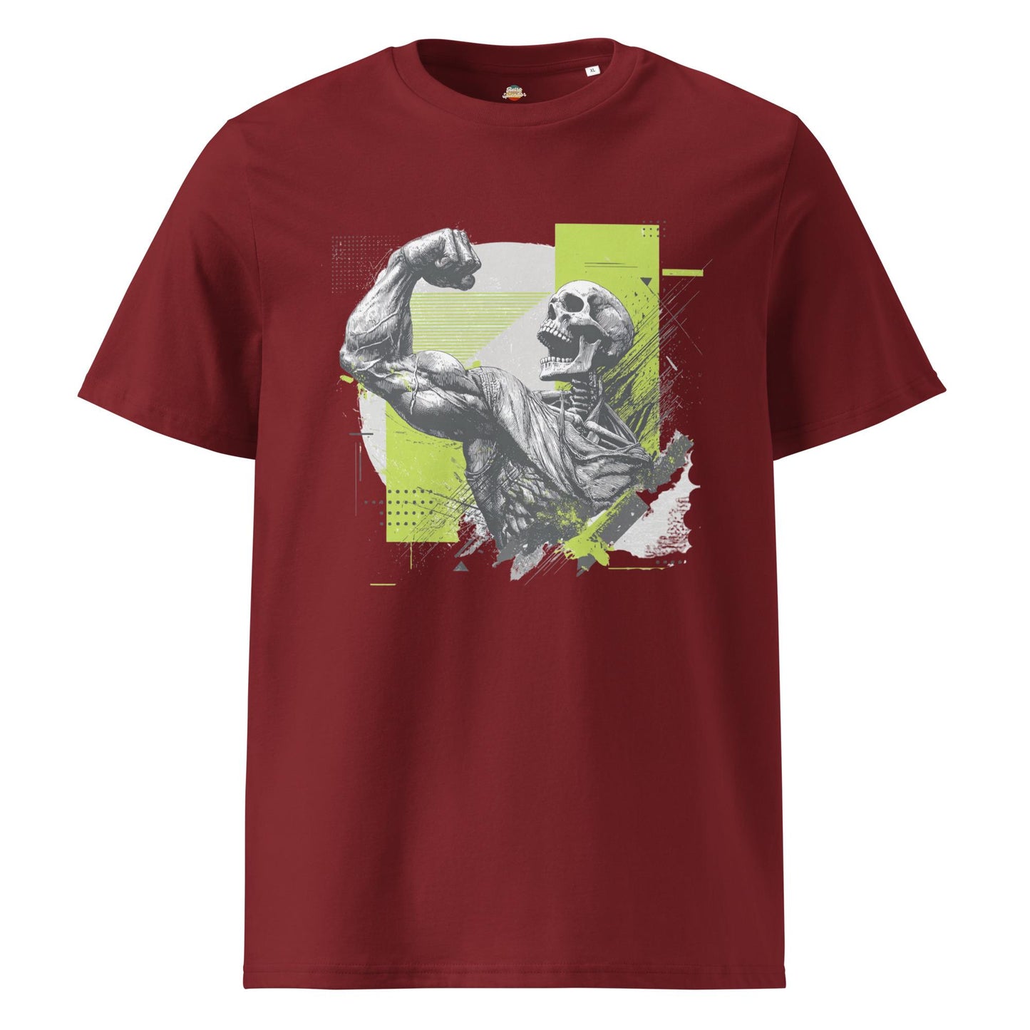 Spooky Cool: Undead Hulk Unisex Organic T-Shirt