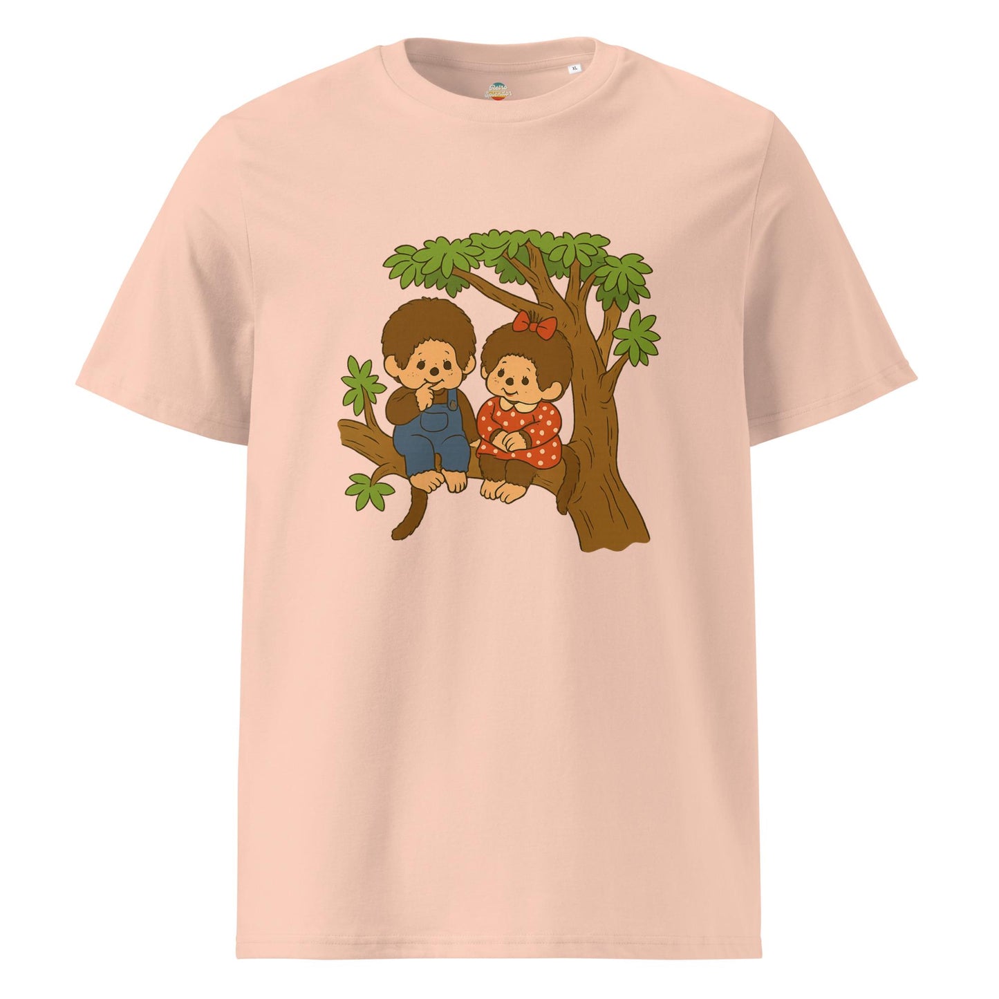 Monchhichis - Unisex organic ribbed neck t-shirt