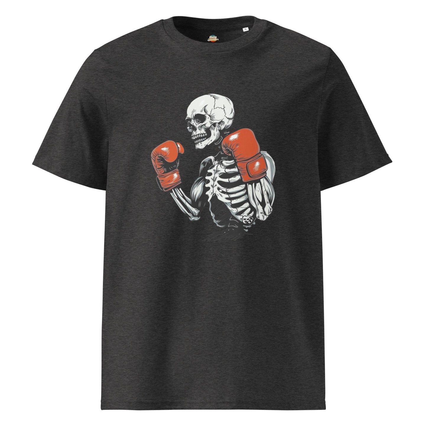 Ring King Skeleton - Halloween Themed Unisex organic ribbed neck t-shirt