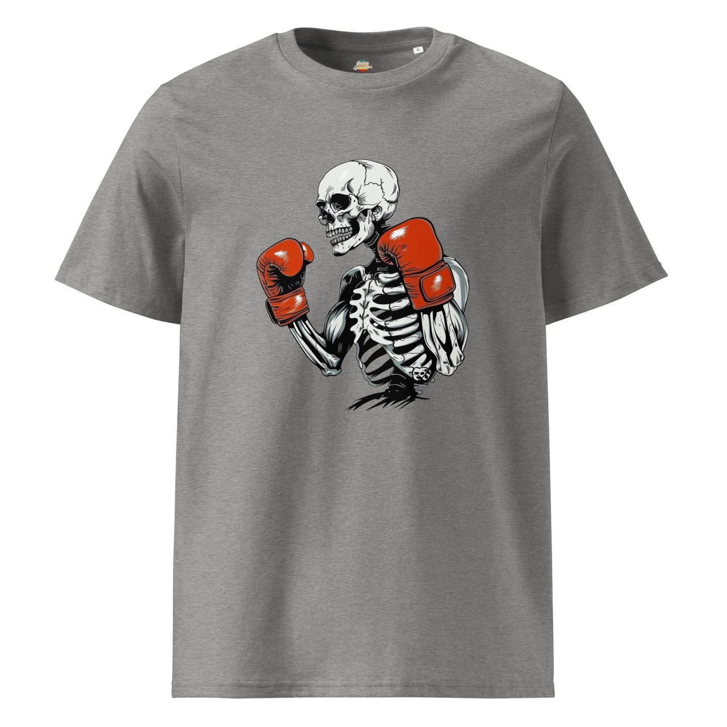 Ring King Skeleton - Halloween Themed Unisex organic ribbed neck t-shirt
