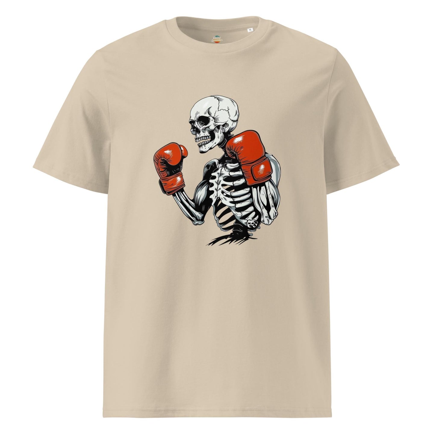 Ring King Skeleton - Halloween Themed Unisex organic ribbed neck t-shirt