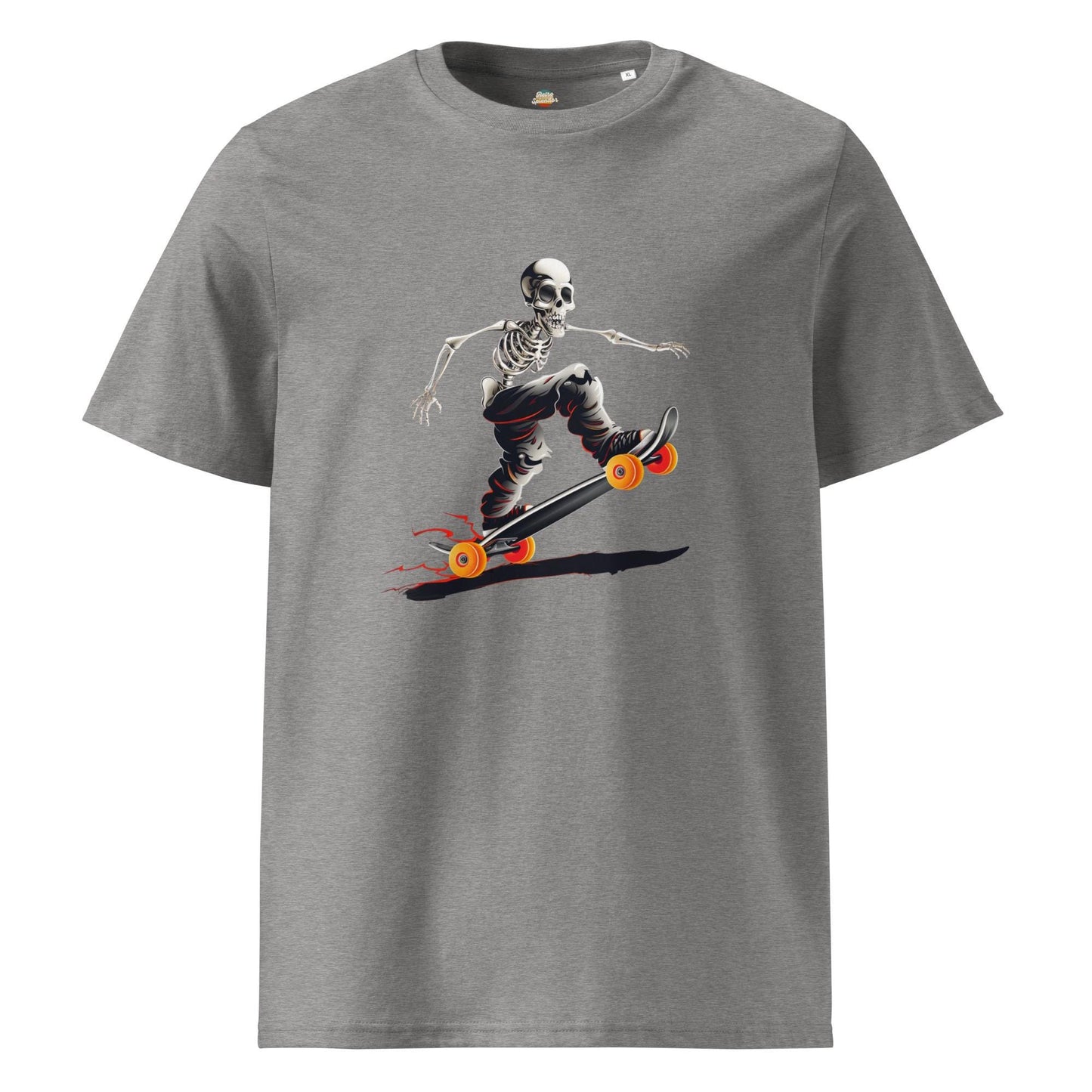 Skater Skeleton Graphic T-Shirt – Gothic Streetwear