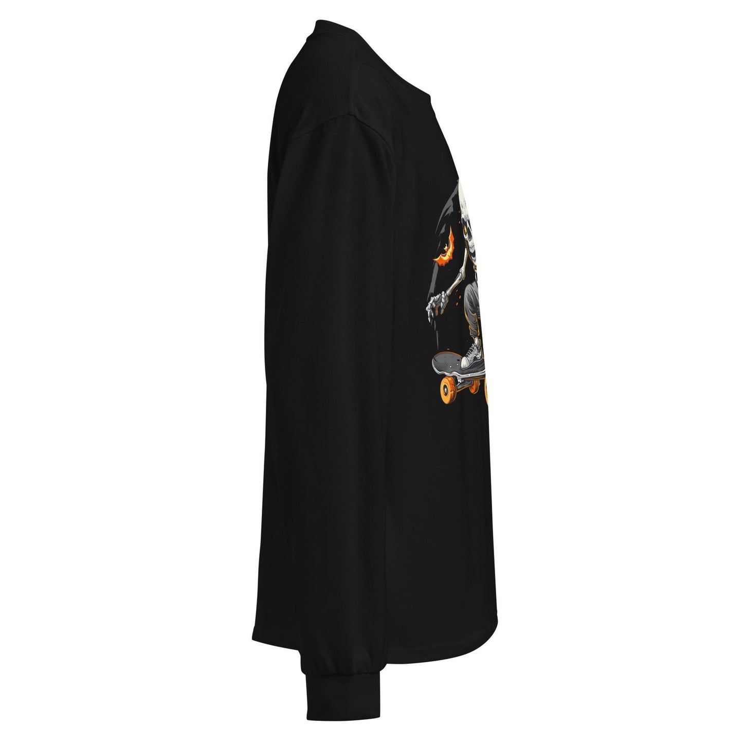 Psycho Skellie Shredder - Halloween Skateboard Premium heavyweight long sleeve shirt