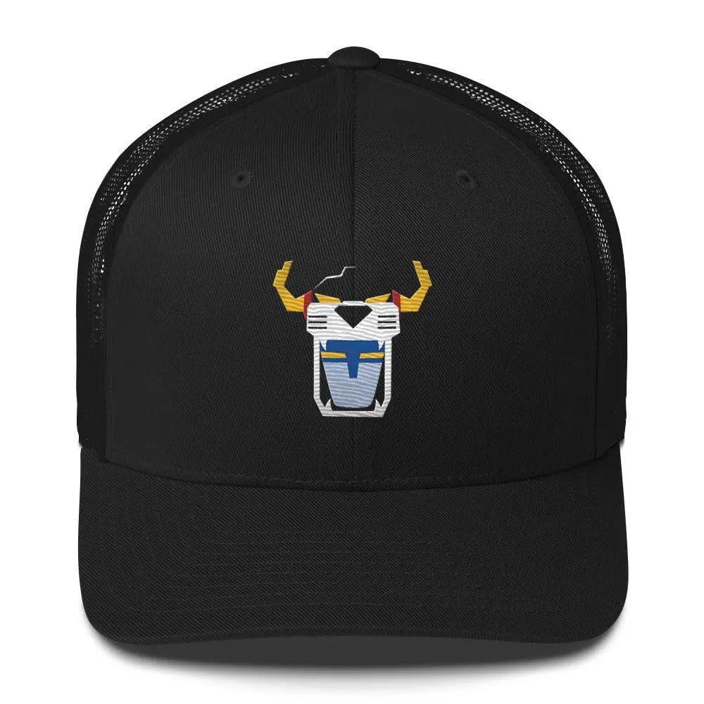 Voltron Power: Ultimate Trucker Cap – Hat by Yupoong Tags: cartoon, hat, mesh back, Plastic adjustable closure, retro, six-panel cap, Structured, trucker cap RetroSplendor Apparel