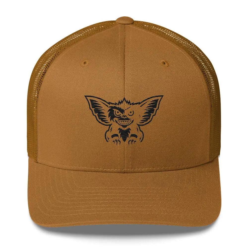 Show Off Your Love for Gizmo with This Trucker Cap! – Hat by Yupoong Tags: 80s, hat, mesh back, movie, Plastic adjustable closure, retro, six-panel cap, Structured, trucker cap RetroSplendor Apparel