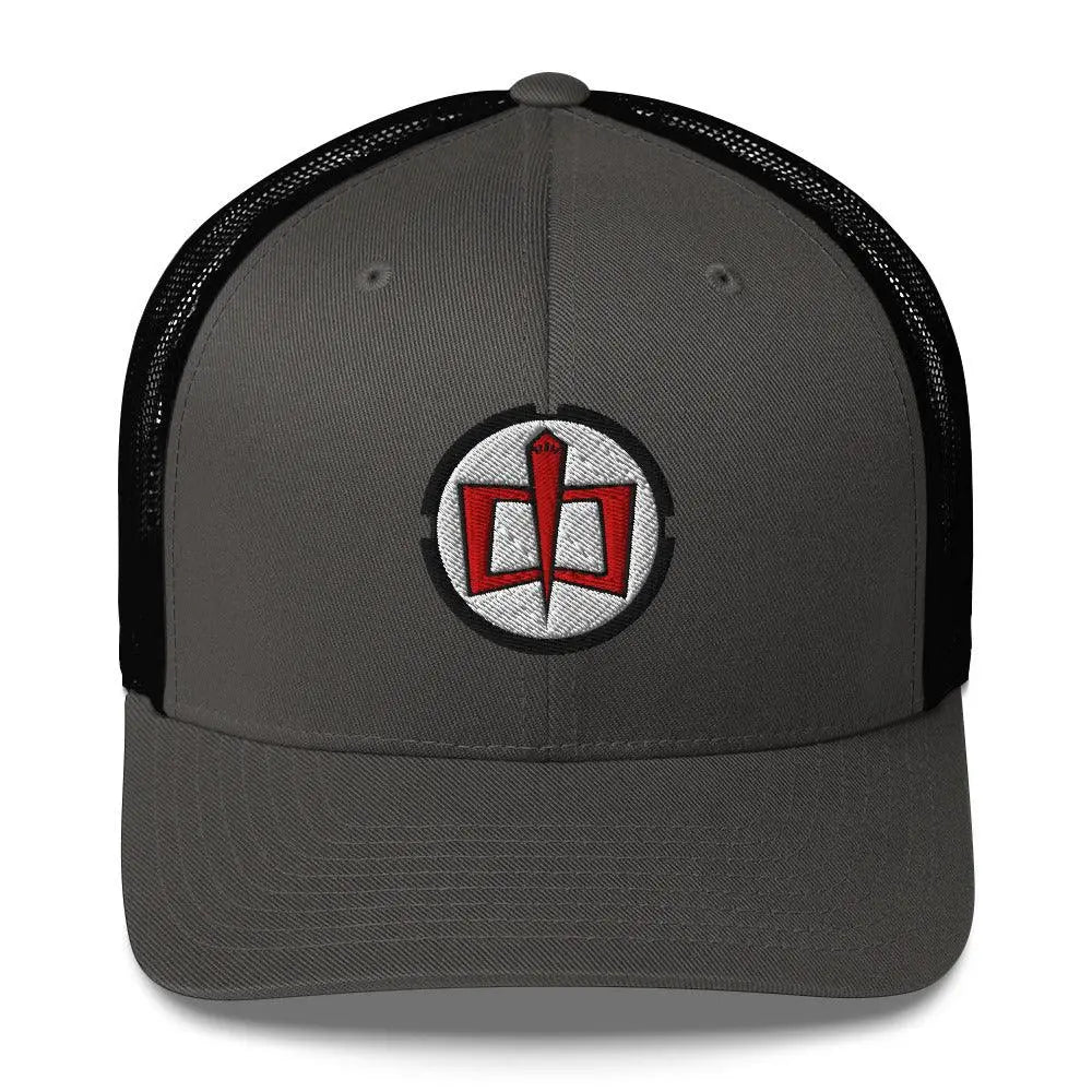 Fly High with the Greatest American Hero Trucker Cap – Hat by Yupoong Tags: 80s, embroidered, hat, logo, mesh back, retro, six-panel, trucker cap, tv RetroSplendor Apparel