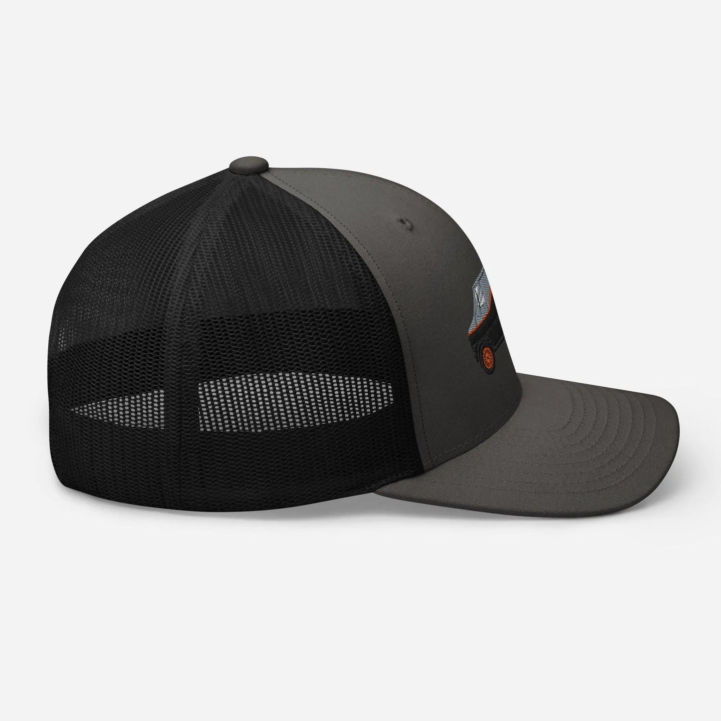Join the A-Team: Ultimate Trucker Cap Awaits! – Hat by Yupoong Tags: 80s, graphic hat, hat, iconic, mesh back, nostalgia, plastic adjustable closure, six panel cap, trucker cap, tv, unisex, van RetroSplendor Apparel