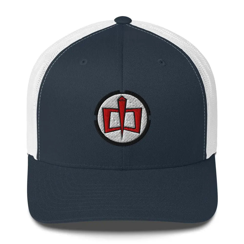 Fly High with the Greatest American Hero Trucker Cap – Hat by Yupoong Tags: 80s, embroidered, hat, logo, mesh back, retro, six-panel, trucker cap, tv RetroSplendor Apparel