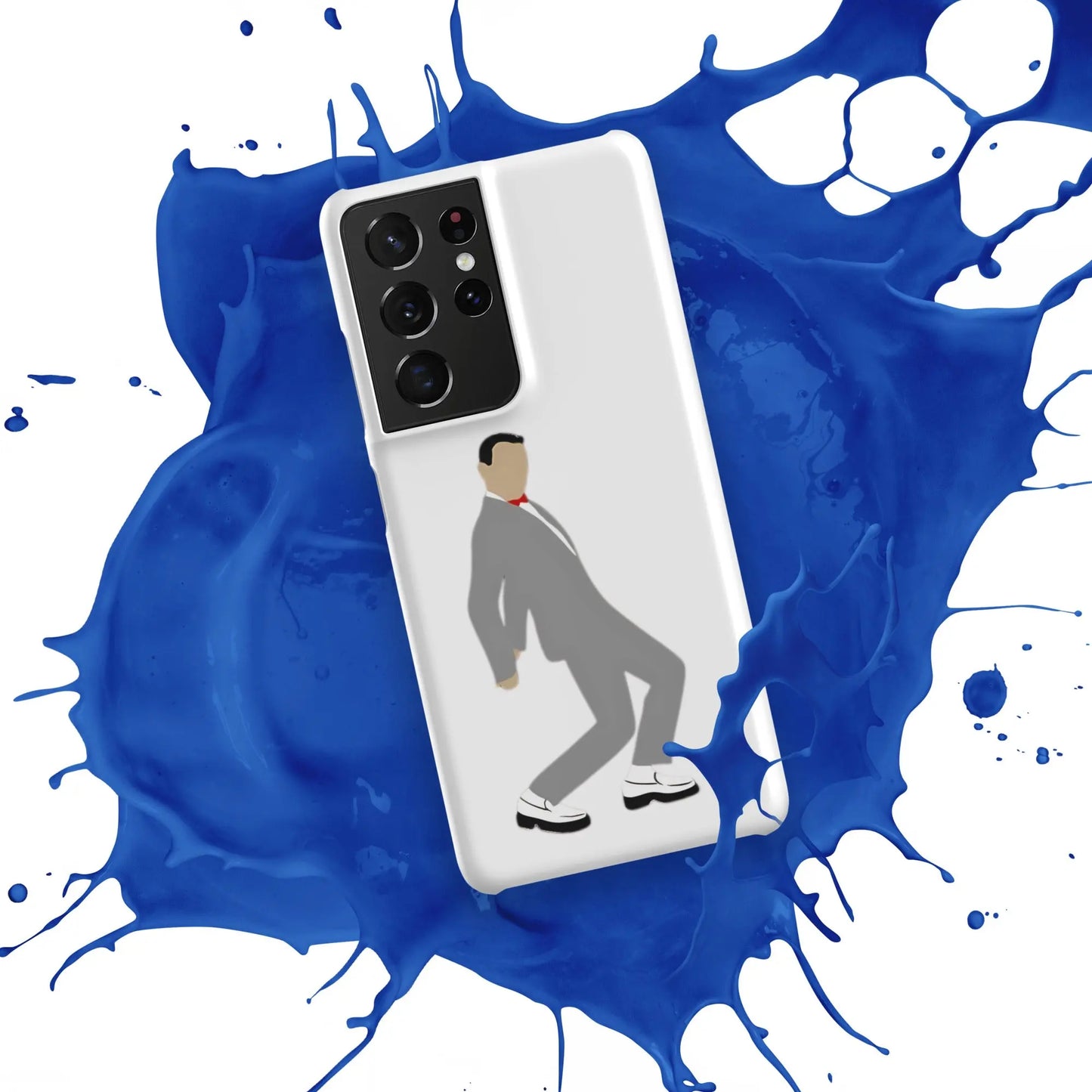 Pee-Wee Herman - Snap case for Samsung by Retro Splendor Tags: 80s, case, dance, gift, original, pee-wee, pee-wee herman, phone, Printful, retro, samsung, silhouette, tequila, vintage RetroSplendor Apparel