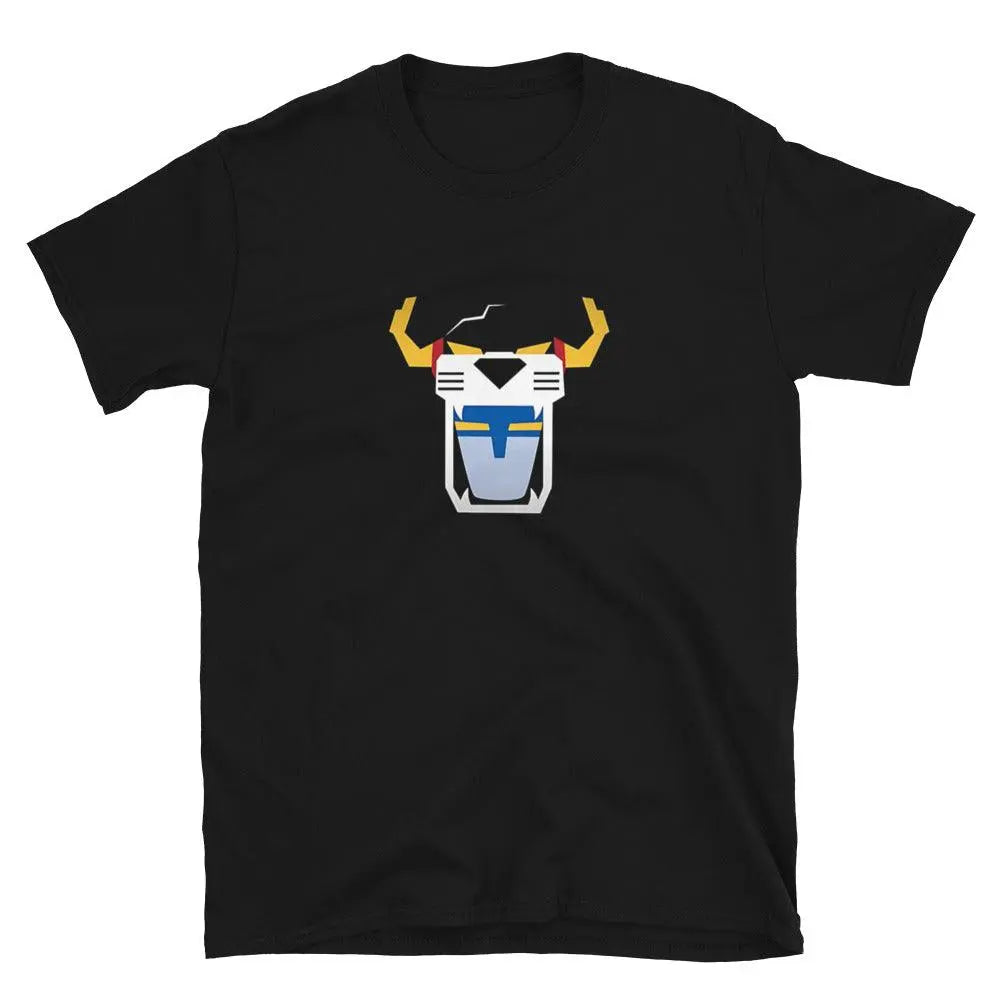 Voltron Vibes: Casual Minimalist Short-Sleeve Tee – Shirt by Gildan Tags: 80s, awesome, cartoon, cotton, defender of the universe, retro, shirt, tee, vintage, voltron RetroSplendor Apparel