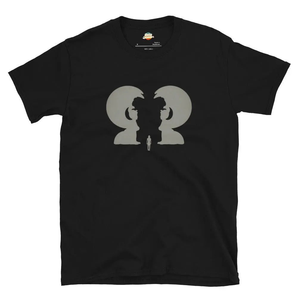 The Neverending Story - Sphinx Gate Short-Sleeve T-Shirt – Shirt by Retro Splendor Tags: 80s, cotton, fantasy, gift, graphic tee, movie, nostalgia, polyester, t-shirt RetroSplendor Apparel