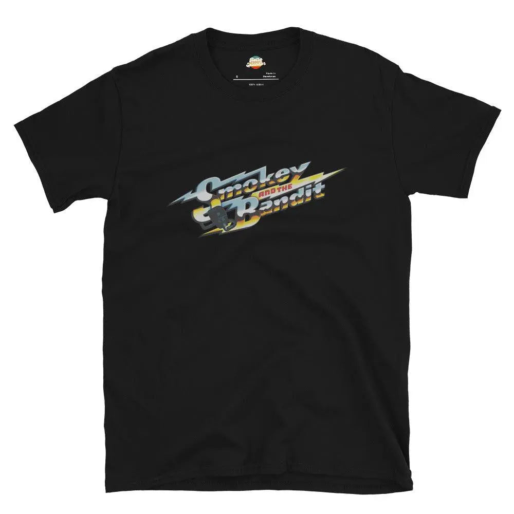 Smokey and the Bandit - Short-Sleeve T-Shirt – Shirt by Stanley/Stella Tags: 100% cotton, 80s, graphic tee, movies, nostalgia, polyester blend for some colors, shirt, smokey and bandit RetroSplendor Apparel