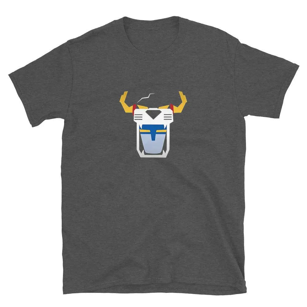 Voltron Vibes: Casual Minimalist Short-Sleeve Tee – Shirt by Gildan Tags: 80s, awesome, cartoon, cotton, defender of the universe, retro, shirt, tee, vintage, voltron RetroSplendor Apparel