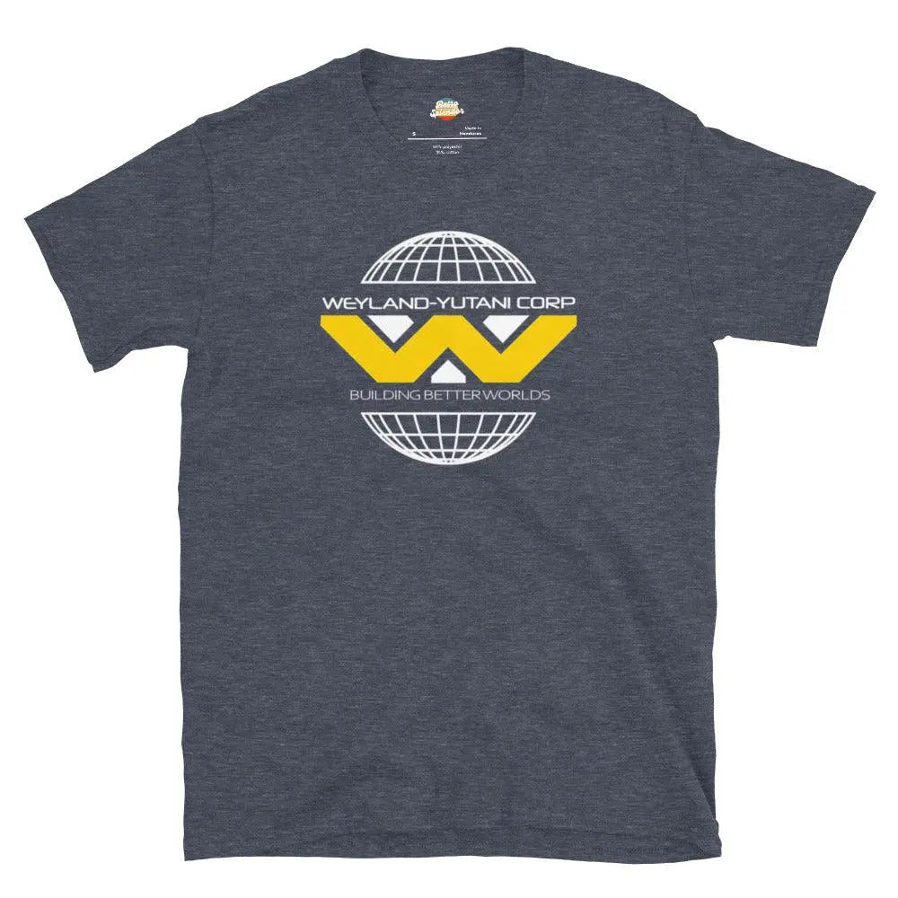 Weyland-Yutani Corp Aliens Tee: Embrace the Sci-Fi Vibe – Shirt by Retro Splendor Tags: 100% cotton, 80s, aliens, gift, graphic tee, logo, movie, retro, t-shirt, tee, vintage RetroSplendor Apparel
