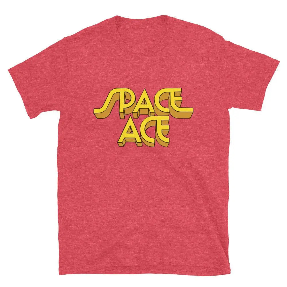 Space Ace Short-Sleeve Tee: Adventure Awaits! – Shirt by Retro Splendor Tags: 80s, arcade, gaming, gift, movies, nostalgia, retro, shirt, space, unisex RetroSplendor Apparel
