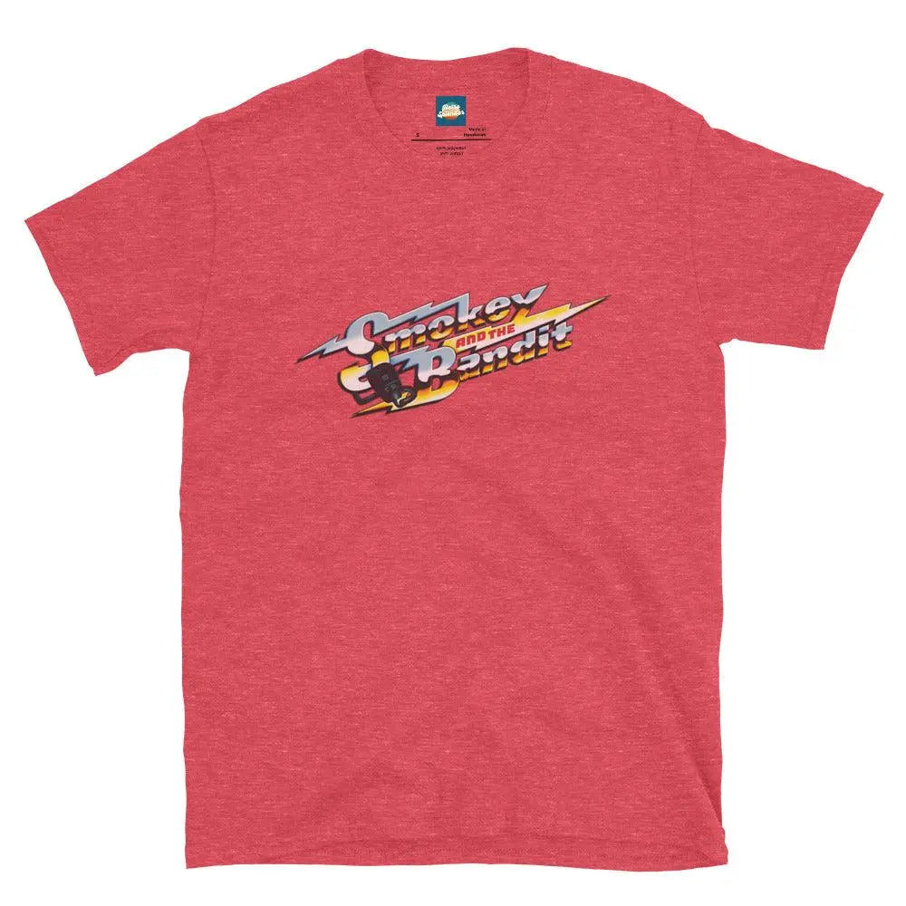 Smokey and the Bandit - Short-Sleeve T-Shirt – Shirt by Stanley/Stella Tags: 100% cotton, 80s, graphic tee, movies, nostalgia, polyester blend for some colors, shirt, smokey and bandit RetroSplendor Apparel